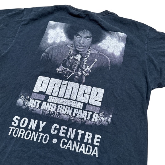 Prince 3rdEyeGirl Hit & Run Part 2 Toronto 2015 Tour Music Band T Shirt Mens XL - Picture 7 of 10